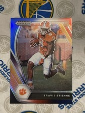 2021 Panini Prizm Draft Picks Travis Etienne Red White Blue Rookie #107