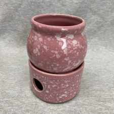 Potpourri Dish Vintage Pink Great American Herb Company The Original Hot Pot