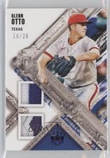 2022 Panini Diamond Kings DK Materials Purple 10/20 Glenn Otto #DKM-GO 08jk
