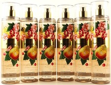 QTY 6 - Bath Body Works PEARBERRY Fine Fragrance Body Mist Spray 8oz