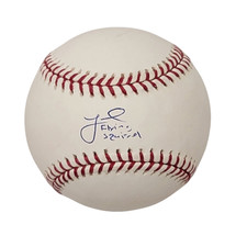 Jeff McNeil Autographed New York Mets OMLB Baseball W/Flying Squirrel MLB 