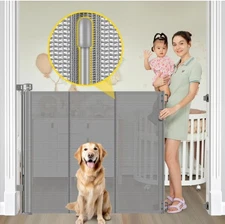 42” Retractable Safety Gate for Kids and Pets