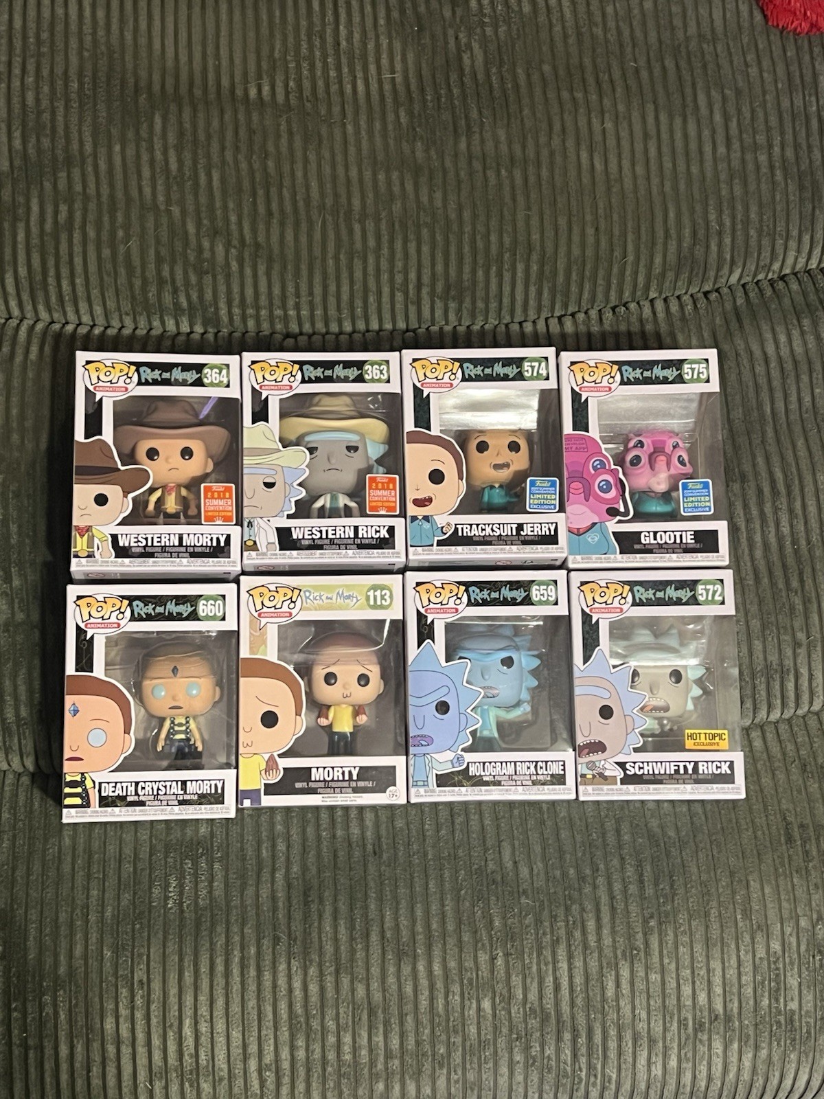 Rick And Morty Funko Pop Lot Of 8
