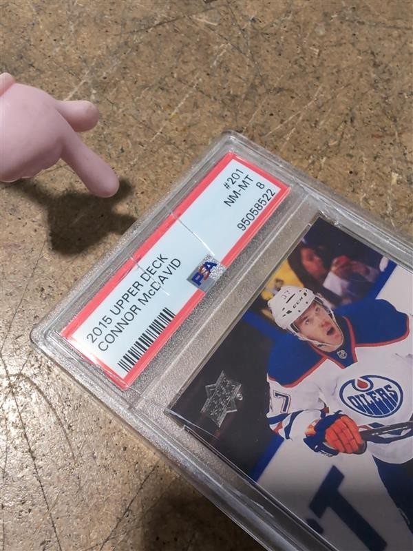 2015 Upper Deck 201 CONNOR MCDAVID RC OilersRookie view 3