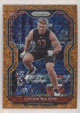 2020 Panini Prizm Rookie Orange Disco Prizm Logan Wilson #309 0c2