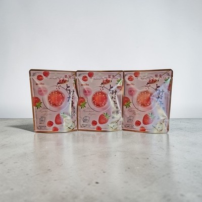 Meito Japanese Fruit Tea Mix Strawberry & Raspberry 39g (5 serves) x 3 packs