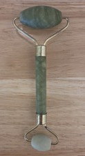 Green Jade Facial Roller Double Ended Skincare Massage Tool Self Care