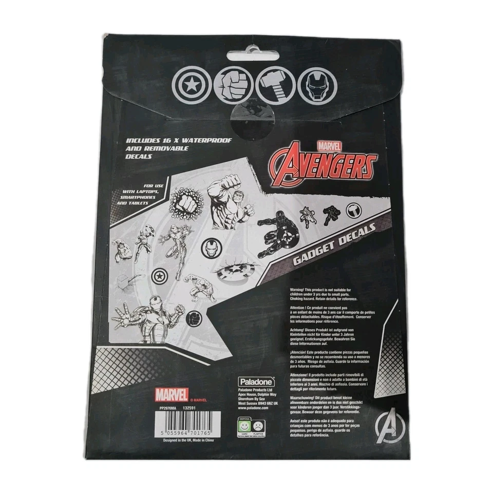 Avengers Gaget Decals Stickers - Image 2 of 4