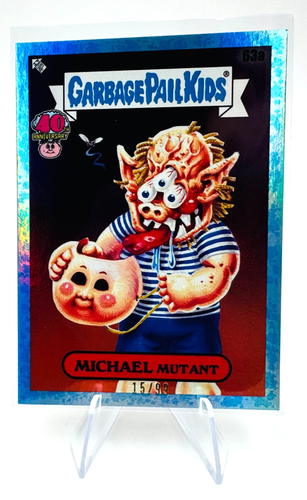 Figurine Les Crados Garbage Pail Kids Minikins GPK Michael Mutant en bleu | Rakuten