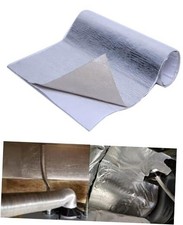 Self Adhesive Heat Shield Material - 12" x 24" Aluminum Backed Aluminized