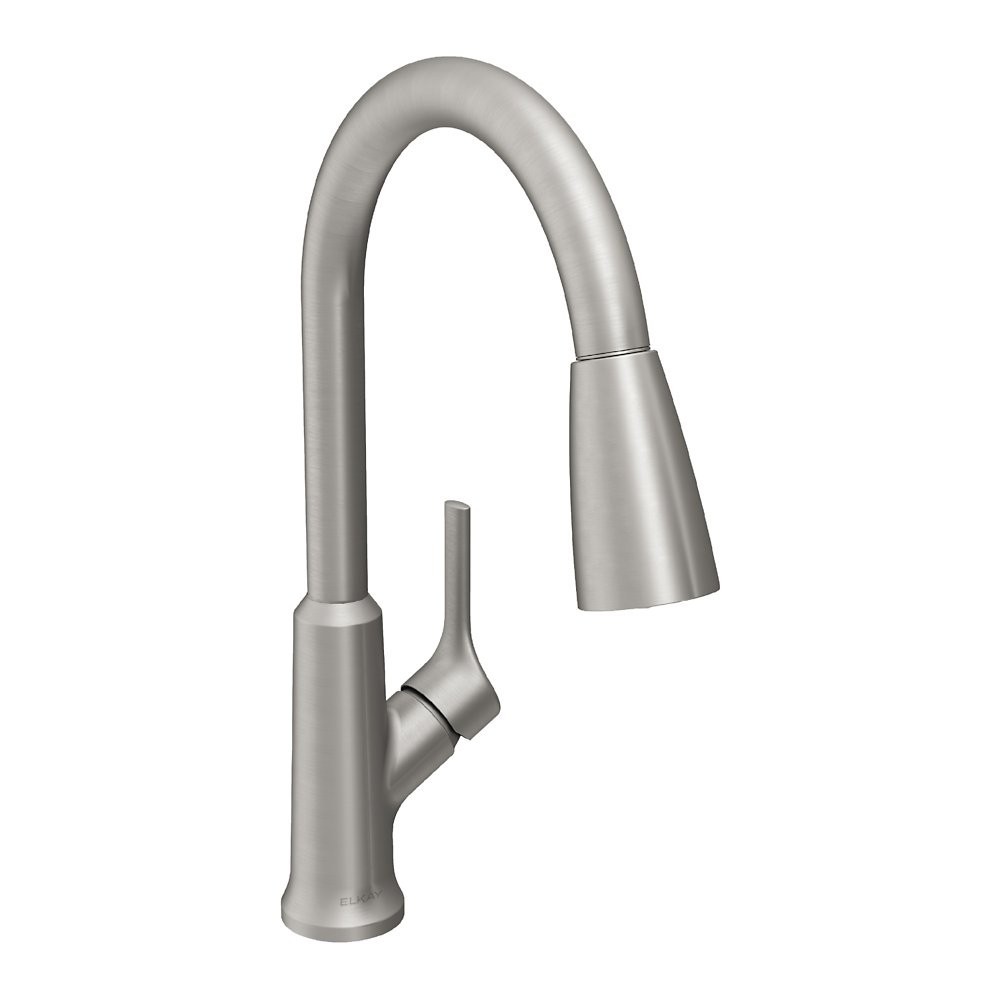 Elkay LK1410LS Single-Handle Pull-Down Spray Kitchen Faucet ( Lustrous Steel )