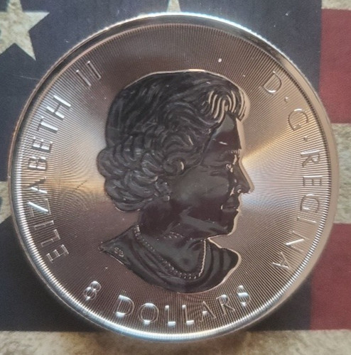 2020 1.5 oz Silver Canadian $8 Bull/Ox
