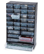 Multi Drawer Storage Cabinet Home Garage Nail Screw Jewelry Organizer Unit Rack