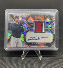 2023 Panini Select RC GAVIN WILLIAMS CRACKED ICE /23 AUTO Guardians 