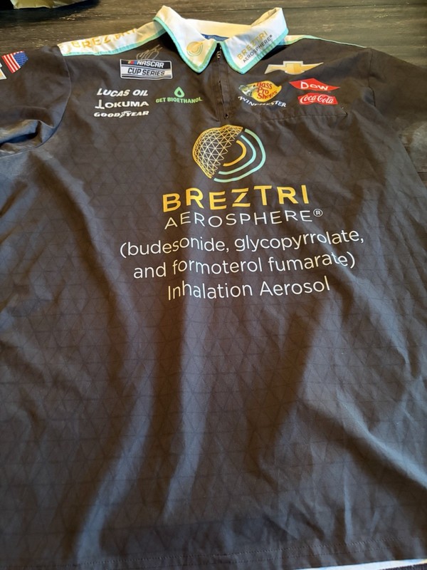 Austin Dillon #3 Signed Breztri Crew Shirt 2XL