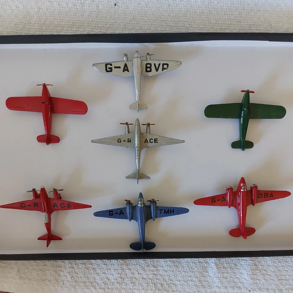 Vorkrieg Dinky Flugzeug General Monospar, Light Racer, Transport, Gesandter, Tourer
