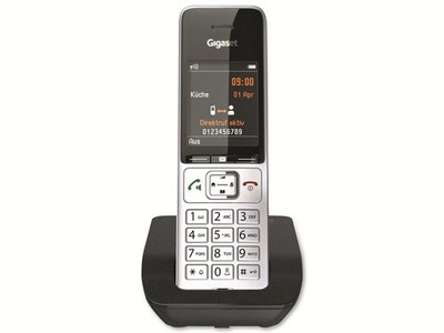 Gigaset COMFORT 500 Schnurlostelefon schwarz-silbe NEW