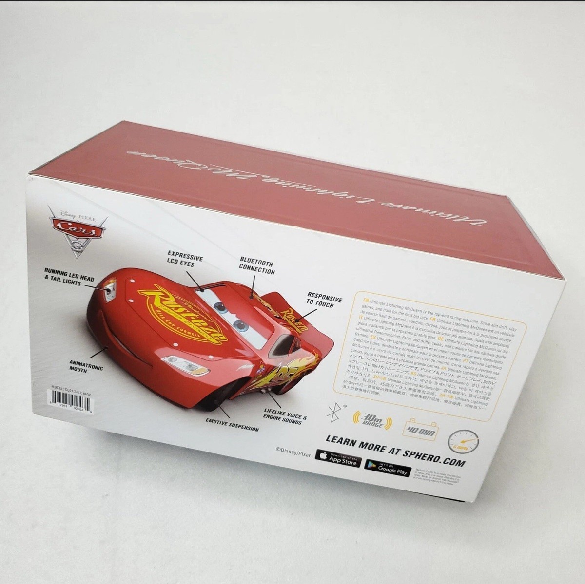 アルティメットマックイーン Sphero C001USA Ultimate Lightning McQueen Robot Disney Pixar Cars