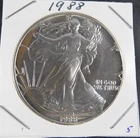 1988 ASE – 1 oz Fine Silver – Attractive Circulated/BU Example