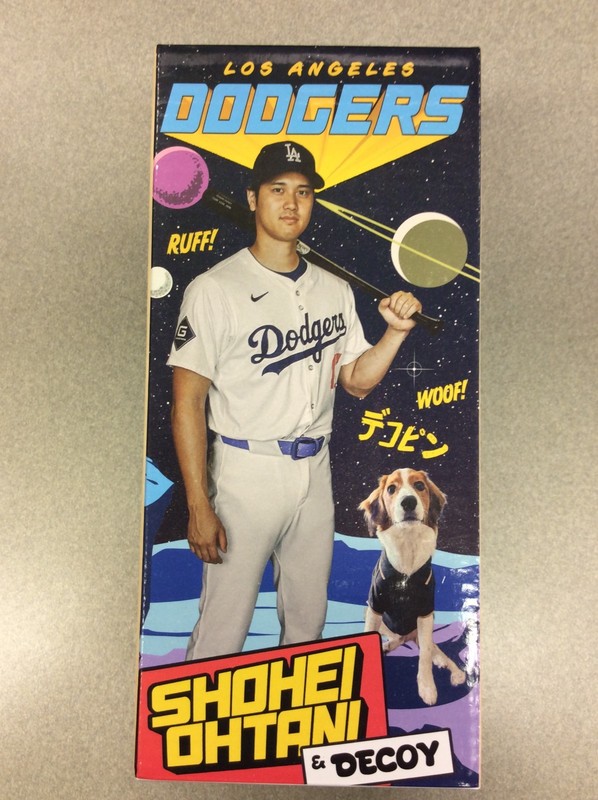 Shohei Ohtani and Decoy Bobblehead SGA 8/28/2024 Dodgers
