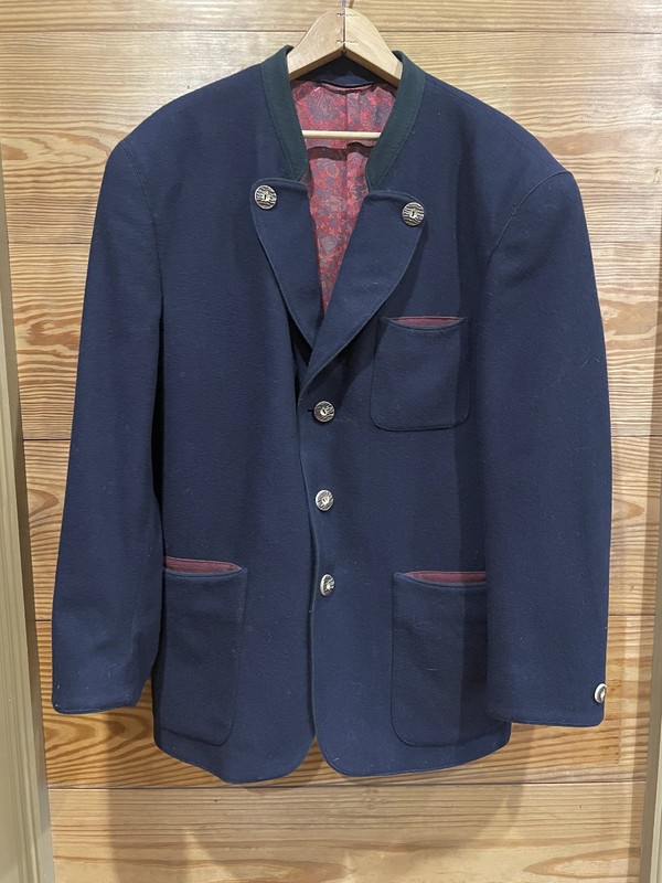 BAVARIAN WOOL Sport JACKET Men German Hunting Trachten