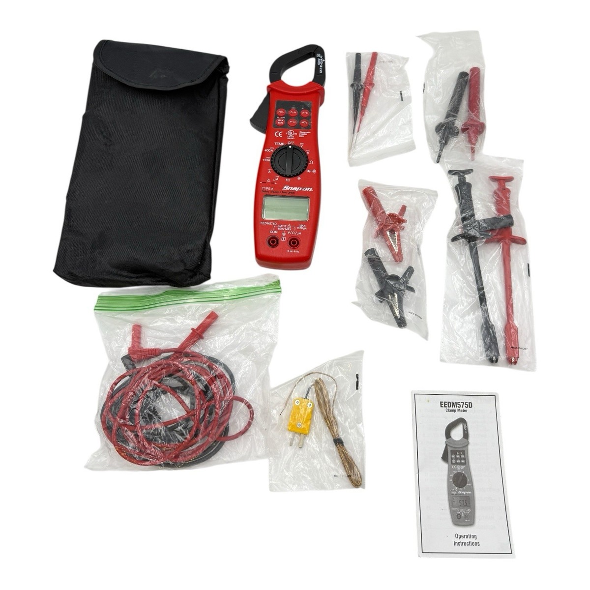 Snap-on EEDM575D Digital Clamp on True RMS Meter for sale