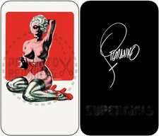 SUPERGIRLS CALENDAR ARTWORK - APRIL - ART CARD - VINTAGE REPRINT