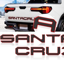 Tailgate Inserts Letters for 2022-2025 Santa Cruz - 3D Raised Decals