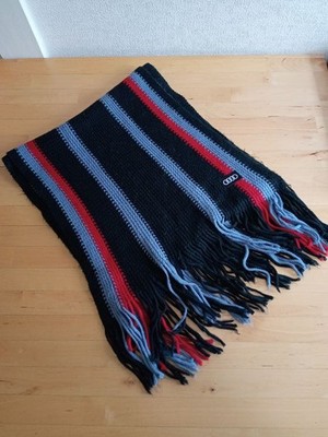 Audi Striped Muffler Black Red Blue Cool Stylish Limited Edition Rare Car Model