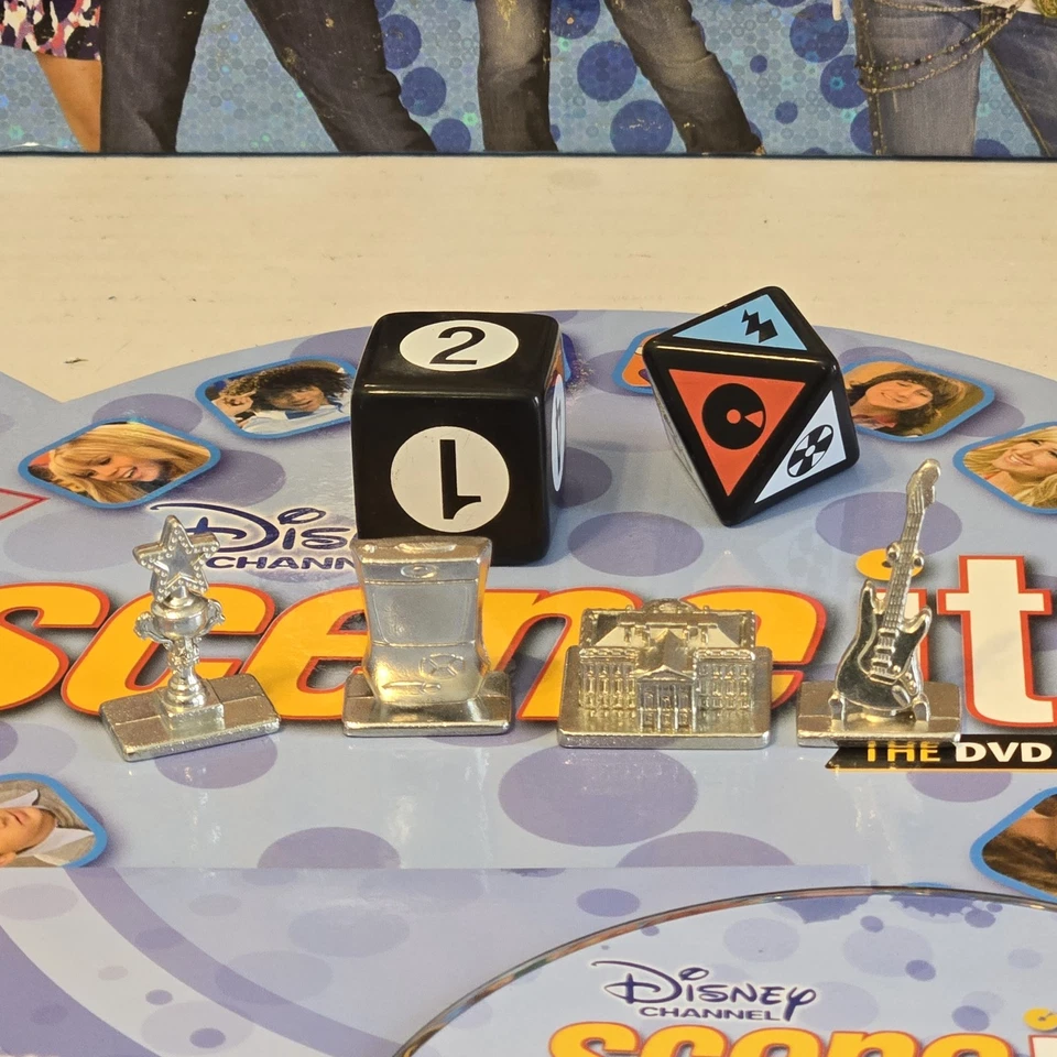 Disney Channel Scene It? DVD Board Game Mattel 2008, Fantastic! *100% COMPLETE* - Image 3 of 4