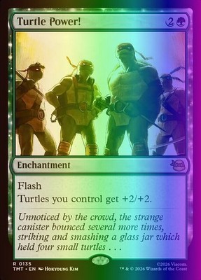 MTG Turtle Power! (135/343) Teenage Mutant Ninja Turtles LP FOIL