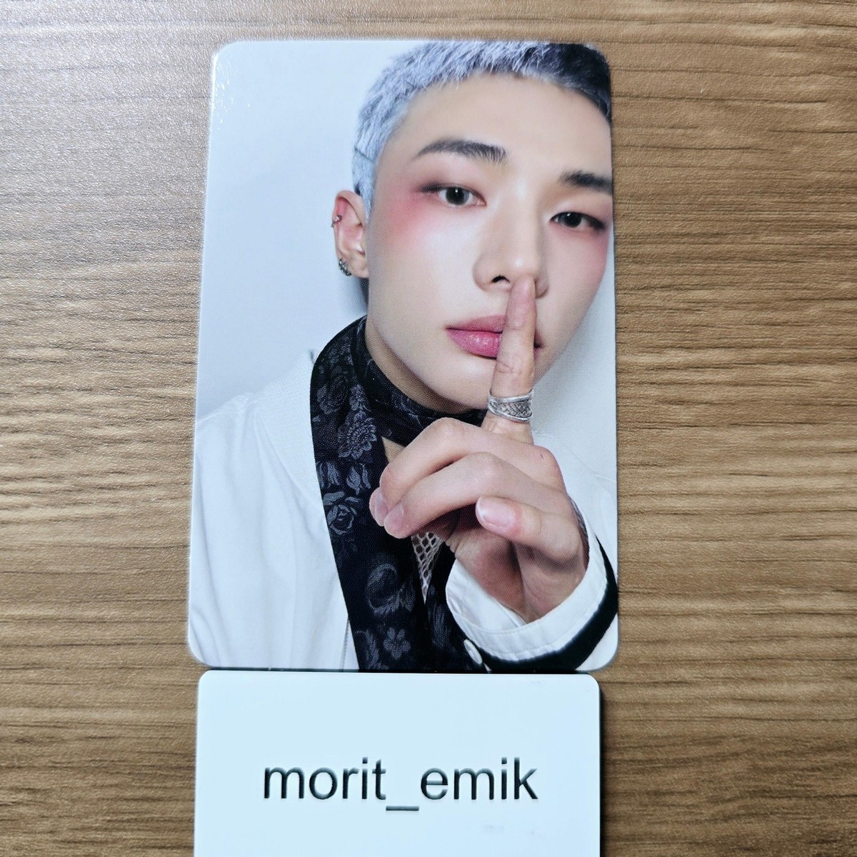 HYUNJIN Stray Kids KARMA CEREMONY ver. Double sided Photo card PC