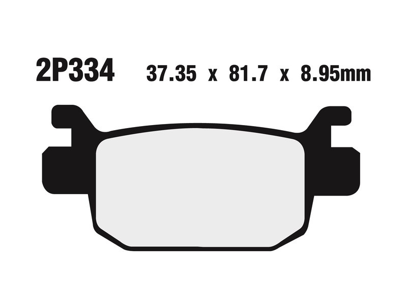 Plaquettes NISSIN route hors route métal fritté endurance thermique maximale