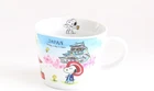 PEANUTS Snoopy World Travel Mug, Kinki, Japan II, Approx. 340ml, Porcelain