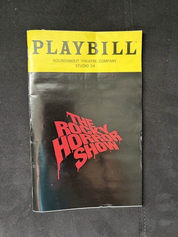 Rocky Horror Show Broadway Playbill April 2026 Luke Evans TONY NOMINATED SHOW