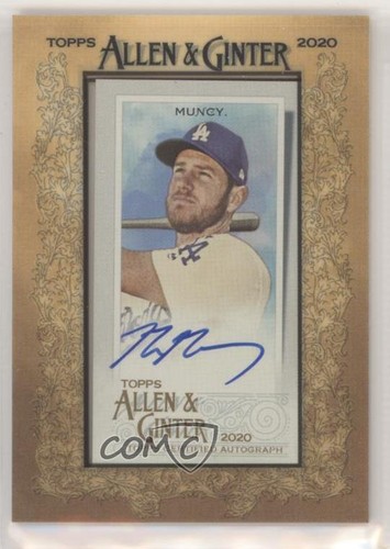 Max Muncy #MA-MM 2020 Topps Allen & Ginter Mini Autographs card