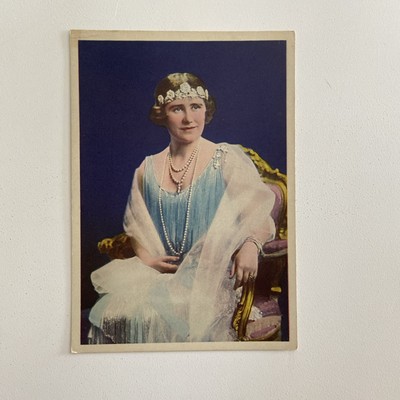 Vintage Farbpostkarte - Queen Elizabeth (The Queen Mother) - Royal Portrait 