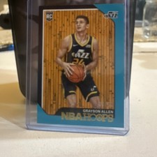 Panini 2018-19 NBA Hoops Grayson Allen Utah Jazz Teal Explosion Rookie #247/49