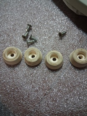 4 Rubber Feet Foot For Hamilton Beach Mixer Model K Replacement Part Cracks