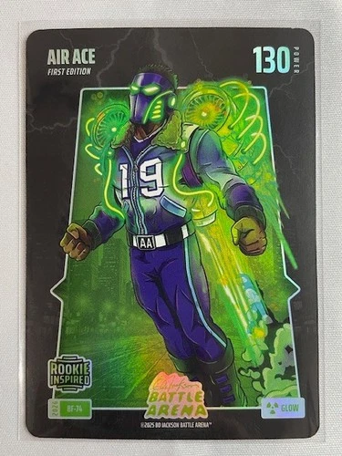 Bo Jackson Battle Arena AIR ACE Battlefoil Glow BF-74 - Ace Bailey🔥🔥