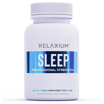 Sleep Aid Capsules - Rich Contents Chamomile, Passion Flower Extract- 60 Pcs