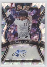 2020 Panini Select Signatures Cracked Ice Prizm 16/25 Jake Fraley Auto 0a4s