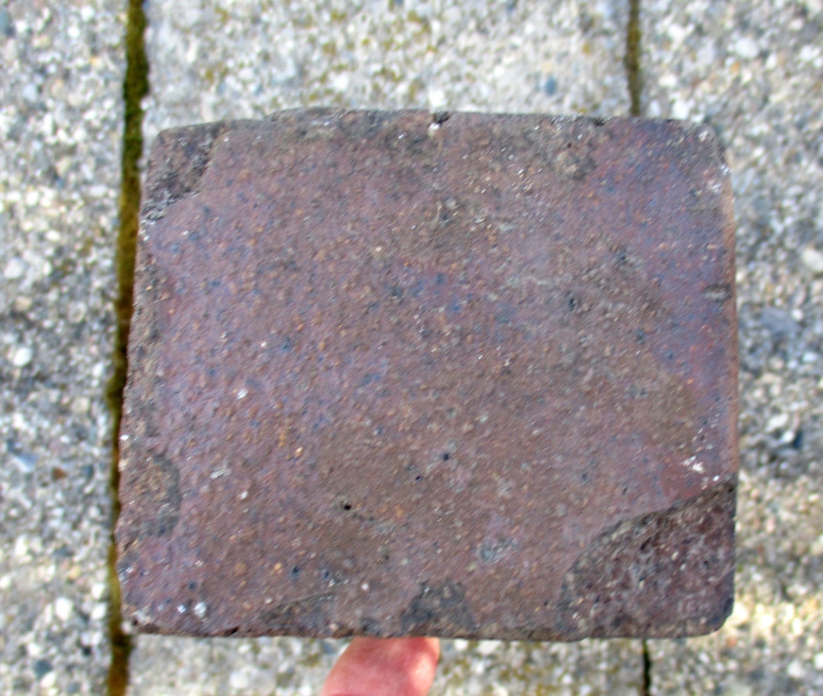Antique 'Saginaw Block' Street Paving Brick 1894 - 1917 Historical & Collectible