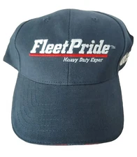 Fleet Pride Hat Strapback Cap Blue Embroidered Logo CHICAGO RAWHIDE USA Flag