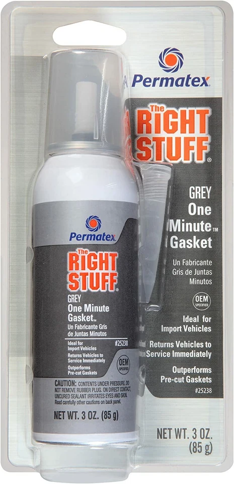 Permatex 25238 The Right Stuff Grey Gasket Maker, 3 oz.