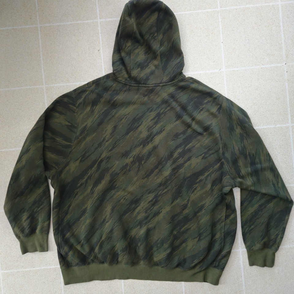 Nike Mens Hoodie XXL Camo Green Club Essentials Pullover Sweatshirt eBay