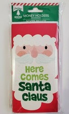 8 Christmas Cards Money/Gift Card Holder w/ Envelopes - Holiday, Navidad, Xmas.