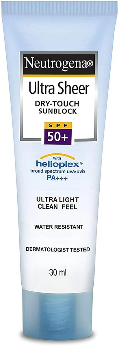 Neutrogena Ultra Sheer Dry Touch Sunblock SPF 50 Sunscreen For