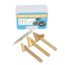 4 Pieces Replacement Tips Welder Soldering Tips for 80 Watt Plastic Welding