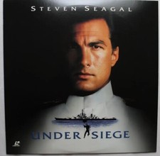 UNDER SIEGE laserdisc LD STEVEN SEAGAL ACTION CLASSIC Perfect Condition